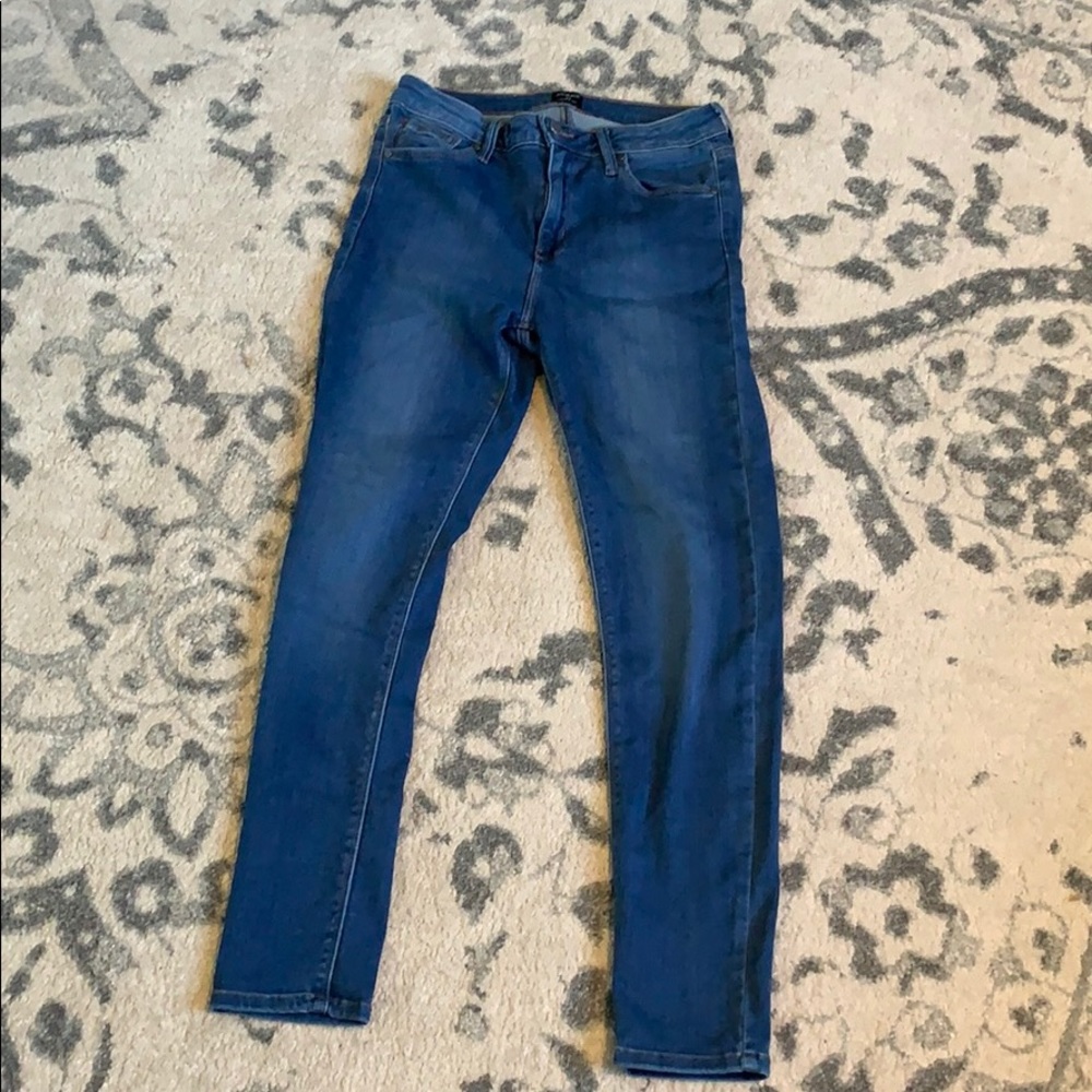 Just black high waist skinny jeans